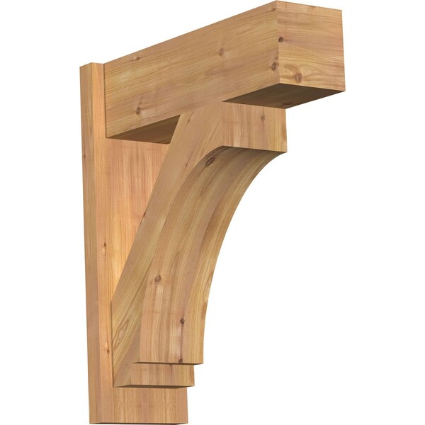 Ekena Millwork Imperial Block Smooth Outlooker, Western Red Cedar, 7 1/2"W x 22"D x 26"H OUT08X22X26IMP05SWR - main